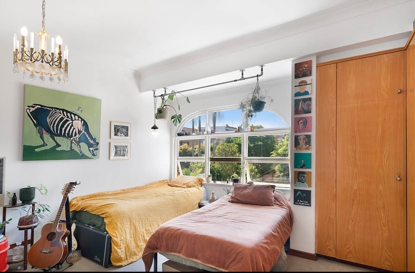 Bright, freshly painted unit interior with natural light