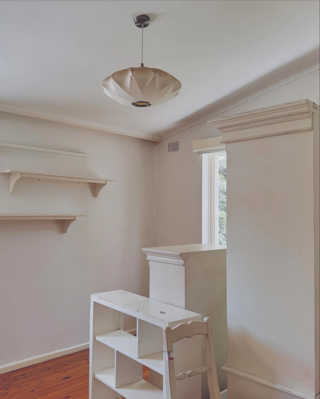 Clean white interior repaint in strata unit